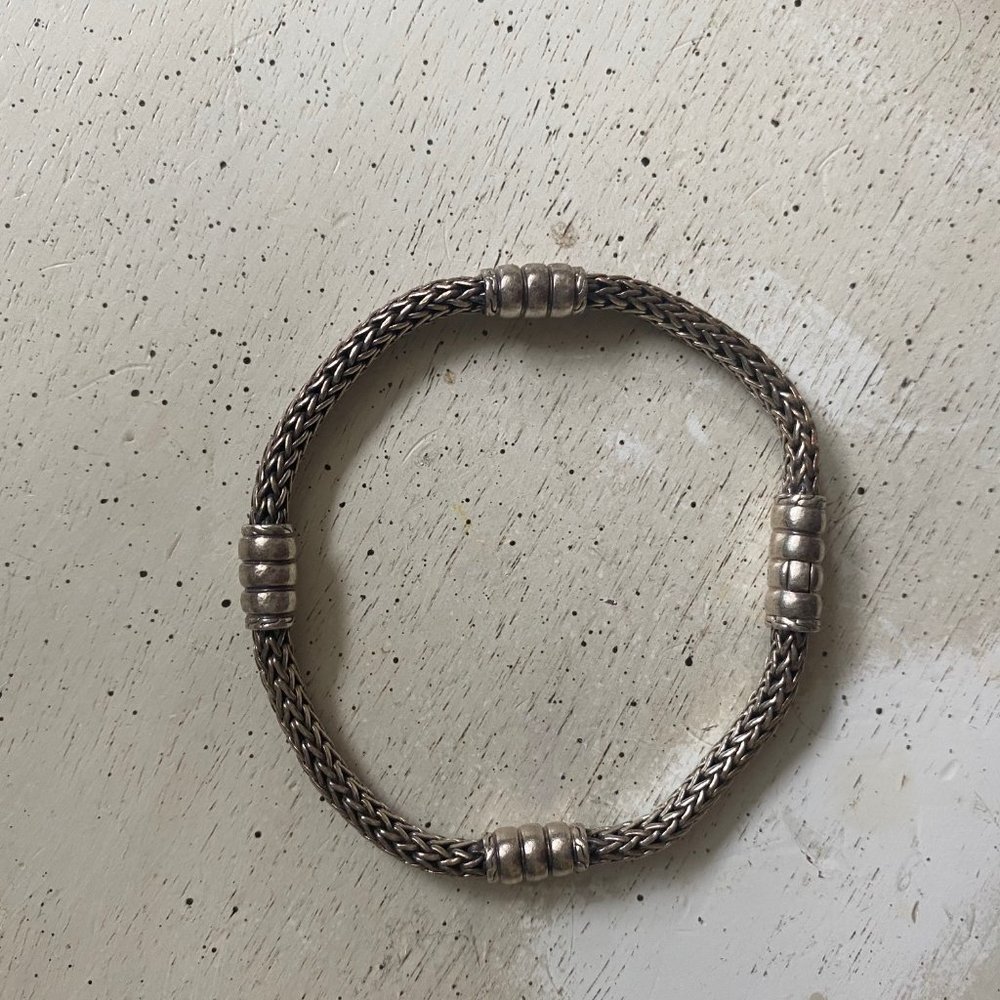 John Hardy Silver Extra Small Four-Station Bracelet - Picture 3 of 8